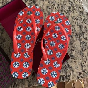 NWT Tory Burch Flip Flops